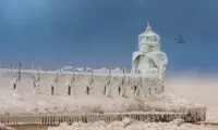 عکس: یخبندان در میشیگان آمریکا