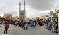 مسافران نوروزی در شهر تاریخی یزد