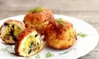 طرز تهیه کوکو سیب زمینی شکم پر با گوشت 