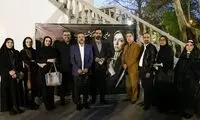حضور هنرمندان در مراسم سالگرد آزاده نامداری