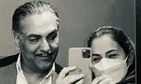 سلفی تینا پاکروان و مهران مدیری با گریم دایجون