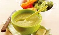 غذای کودکان بی دندان: پوره مرغ و بروکلی