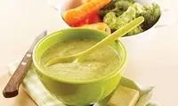 غذای کودکان بی دندان: پوره مرغ و بروکلی