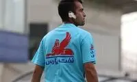 باندپیچی هدست به گوش داور لیگ برتری!