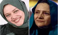 گلاب آدینه و بهاره رهنما در یک تئاتر