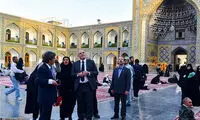 سفیر سوئیس در حرم امام رضا (ع)
