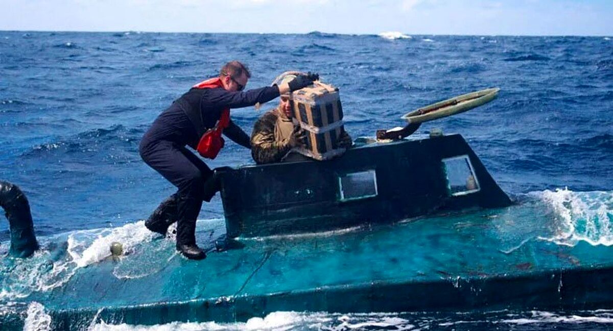 کشف بزرگترین زیردریایی برای حمل مواد مخدر