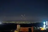 تصاویر شلیک موشک‌های بارشی ایران به سمت اردن