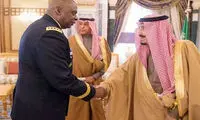 دیدار فرمانده ارتش آمریکا با پادشاه سعودی