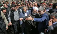 بازدید روحانی از مناطق سیل زده