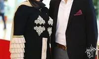 کوروش تهامی و همسرش در جشن حافظ