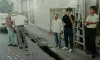 عکس زیرخاکی از سیروس قایقران و مجتبی محرمی