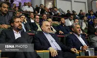 وزیر ورزش تماشاگر ویژه والیبال ایران و لهستان