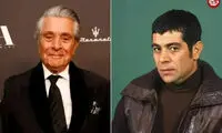 بهروز وثوقی در آمریکا و در کنار خودروی پورشه‌اش