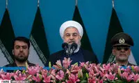 سلام نظامی ارتشی‌ها به حسن روحانی