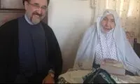 عکس اینستاگرامی «خاتمی» در کنار مادرش