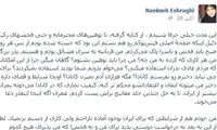 حاشیه سازی جدید از نعیمه اشراقی