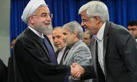 عکس: احوالپرسی گرم عارف با روحانی