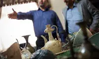 تصاویری از کشف باند قاچاق اشیاء عتیقه