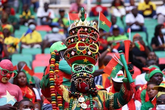 پوشش خاص هواداران آفریقایی در جام ملت‌ها