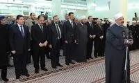 عکس: بشار اسد در مراسم میلاد پیامبر (ص)