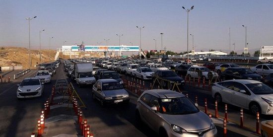 ترافیک فوق‌سنگین در هراز و فیروزکوه