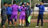 تمرین استقلال با مربی برگزار شد