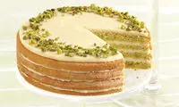 کیک شربتی پسته و مرکبات
