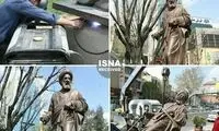 نصب تندیس مدرس در میدان هفت‌تیرِ تهران