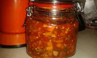 ترشی لیته گوجه‌فرنگی و بادمجان
