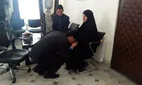 عذرخواهی آقای شهردار از پیرزن سبزی فروش