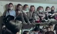 تصویری بغض‌آلود از کودکان اوکراینی در پناهگاه