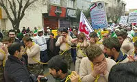 عکس: زن تفنگدار آمریکایی در راهپیمایی!