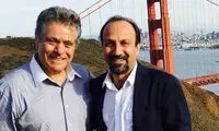 بهروز وثوقی و اصغر فرهادی در یک قاب
