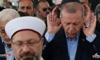 اردوغان در مراسم اقامه نماز غیابی برای مرسی