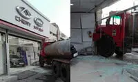 سکته راننده خودروی آتش‌نشانی حین رانندگی