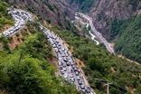 ترافیک سنگین در مسیرهای خروجی مازندران