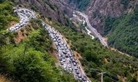 ترافیک سنگین در مسیرهای خروجی مازندران