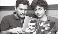عکس: حامد بهداد در کنار نوه فردین