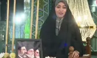 سقوط عجیب لوستر و دکور برنامه رویِ سر مجری!