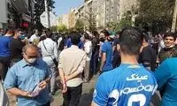 تجمع هواداران استقلال این بار مقابل مجلس