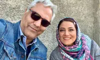 سلفی شبنم مقدمی و مهران مدیری در «هیولا»