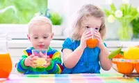 آب میوه برای کودکان زیر یک سال مضر است