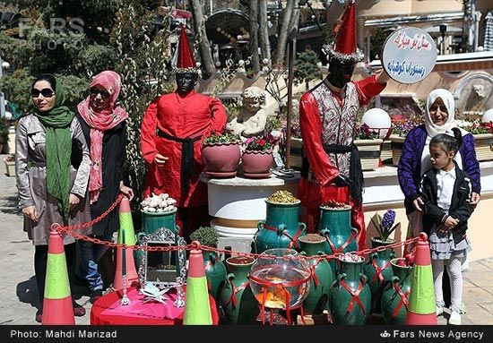 عکس: مسافران نوروزی در دربند