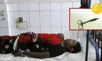 خارج کردن قیچی از شکم یک زن پس از ۲۰سال!
