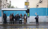 حال و هوای تهران در باران امروز