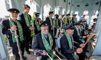 عکس: نقاره نوازی در سالروز ولادت امام رضا