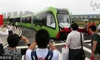 قطار بدون راننده چینی، بی نیاز به ریل