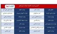 گمانه‌زنی جدید درباره وزرای دولت رئیسی