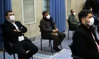 تصویری از مداح معروف در بیت رهبری